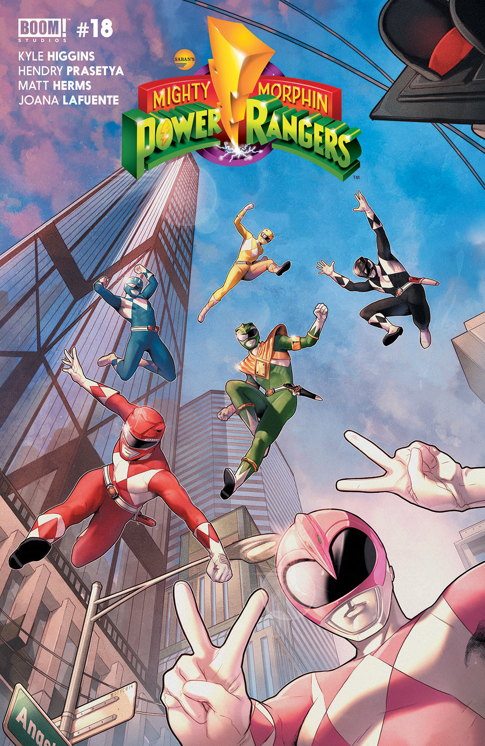 MIGHTY MORPHIN POWER RANGERS #18 Boom 2017 Jamal Campbell Kyle Higgins