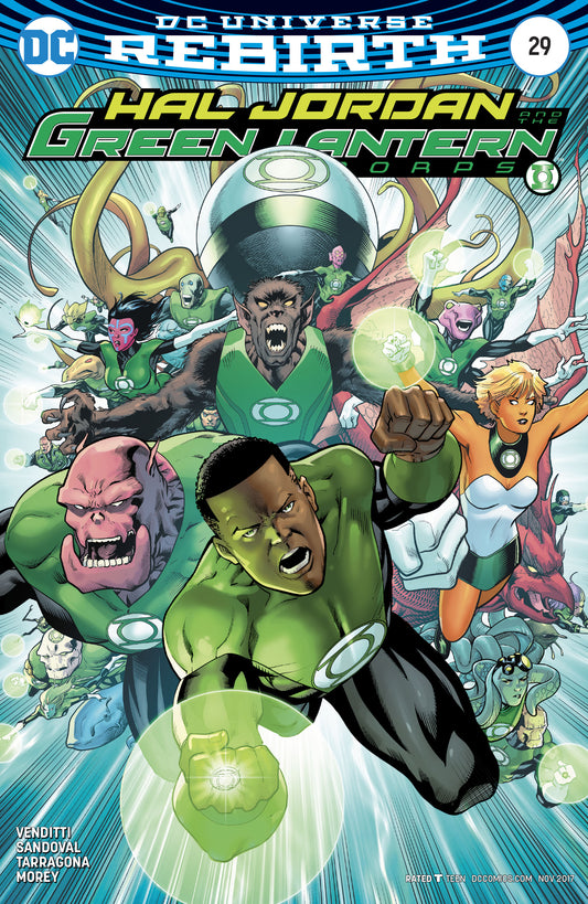 HAL JORDAN AND THE GREEN LANTERN CORPS #29 B DC 2017 Barry Kitson Variant