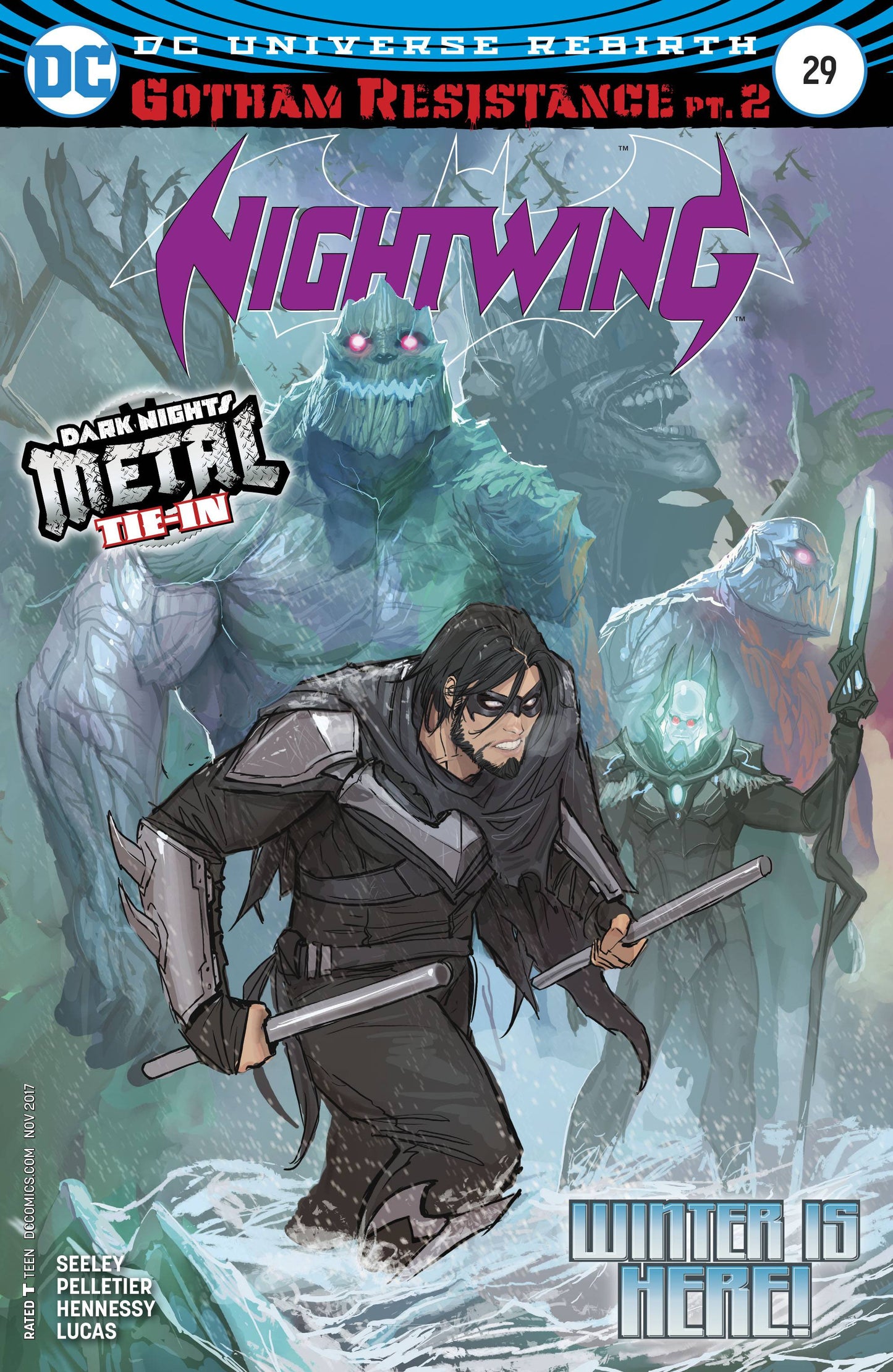 Nightwing #29 A DC 2017 Stjepan Sejic Tim Seeley Batman Who Laughs Dark Nights Metal