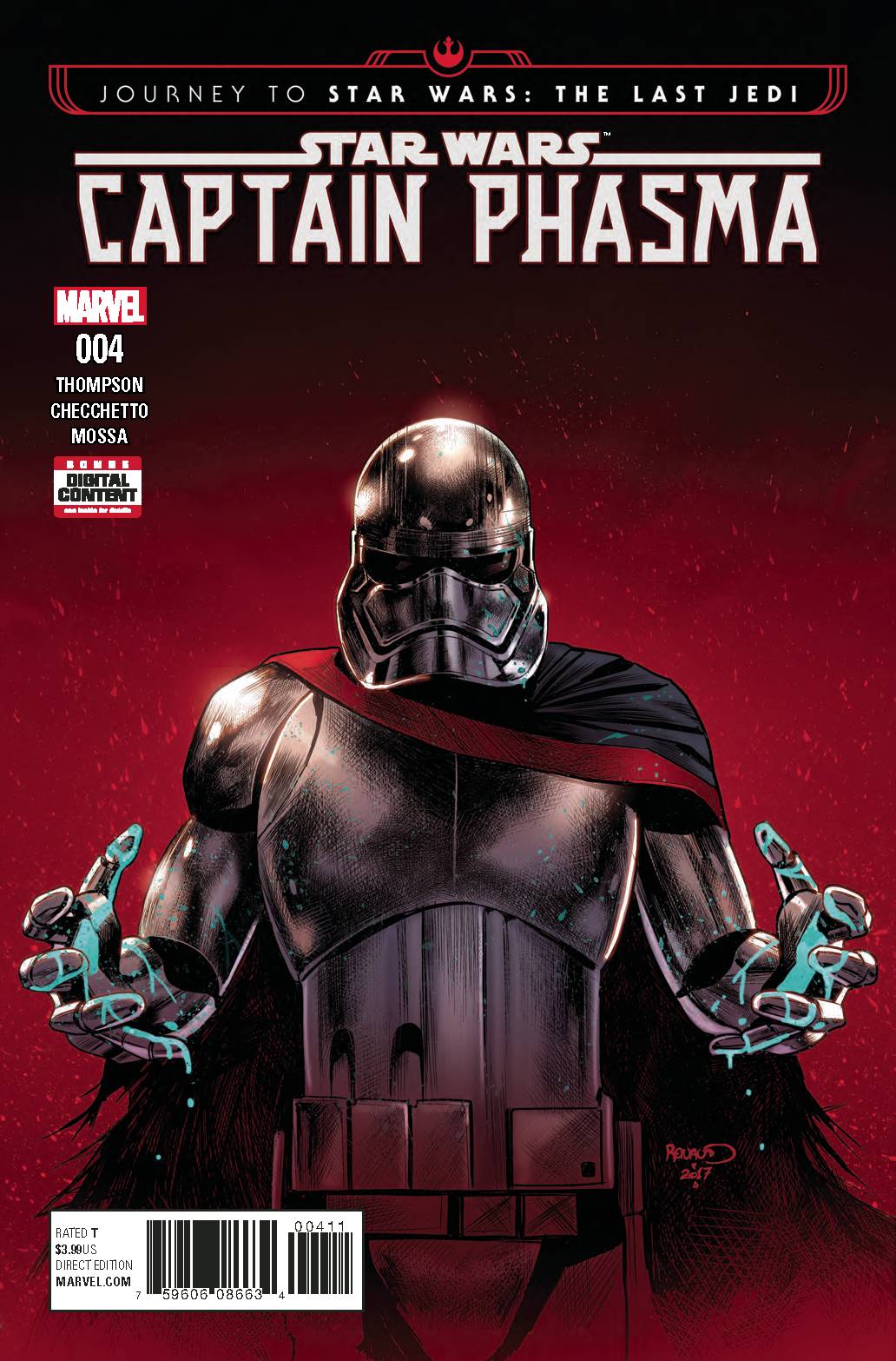 Journey To Star Wars Last Jedi Captain Phasma #4 A (of 4) Marvel 2017 Paul Renaud Kelly Thompson