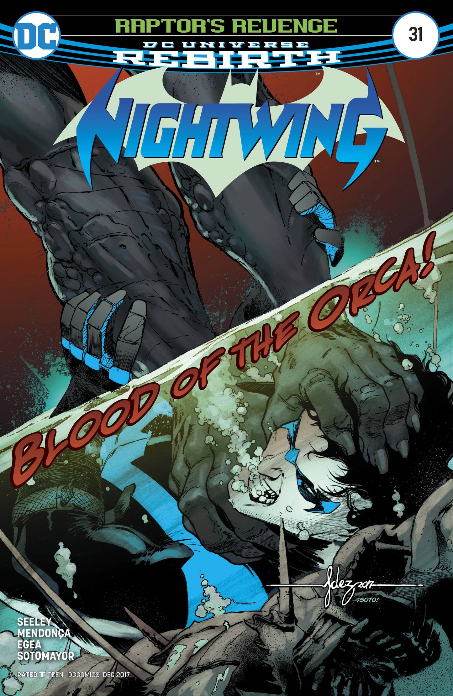 Nightwing #31 A DC 2017 Javi Fernandez Tim Seeley