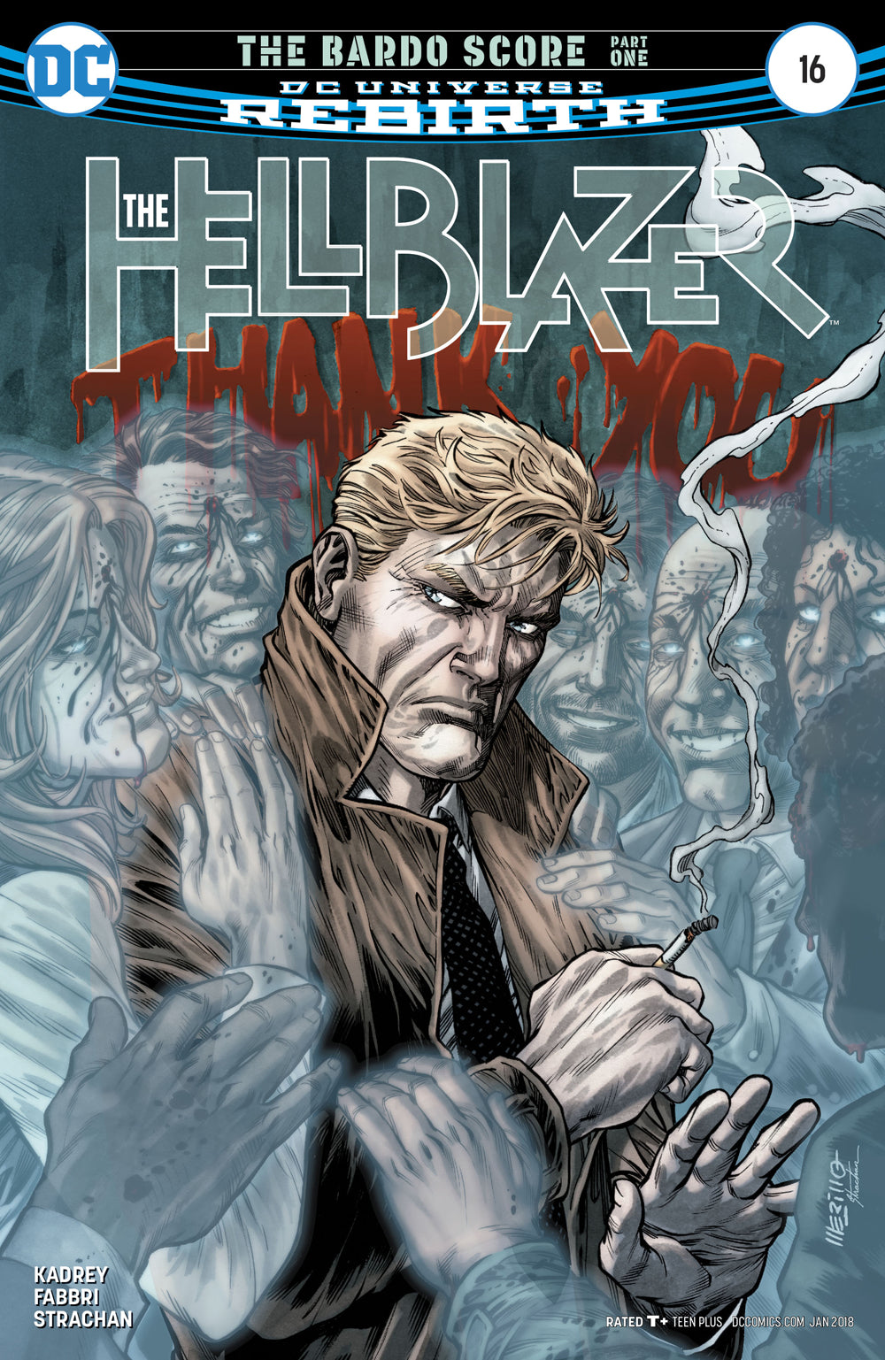 HELLBLAZER #16 A DC 2018 Jesus Merino Richard Kadrey