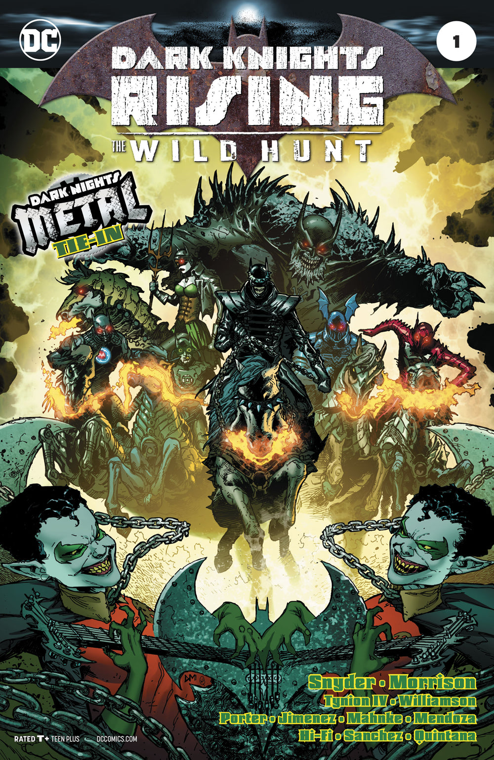 Dark Knights Rising The Wild Hunt #1 DC Metal Batman Who Laughs Nights Death Metal
