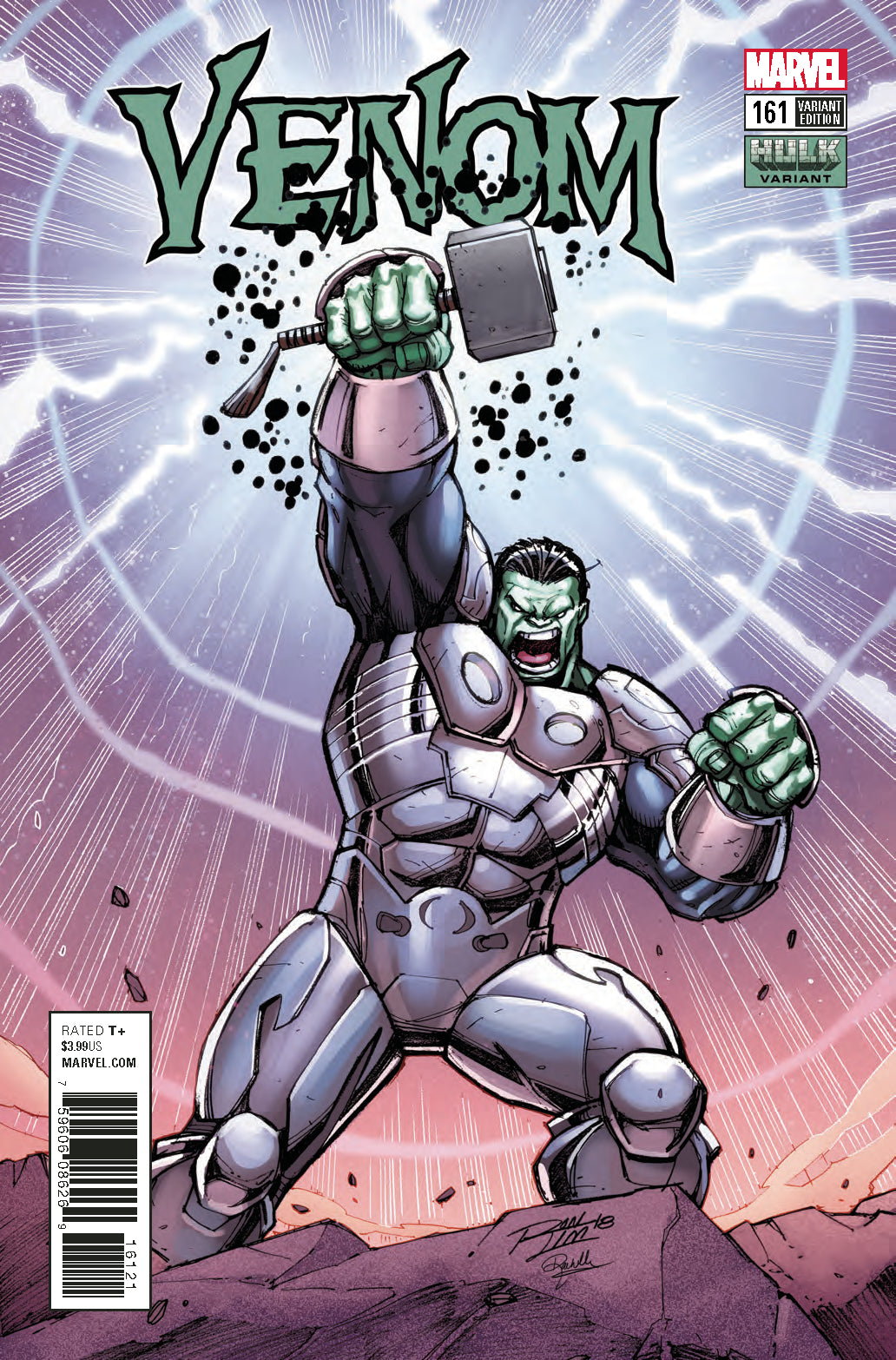 VENOM #161 B Marvel 2018 Ron Lim Hulk Thor Variant