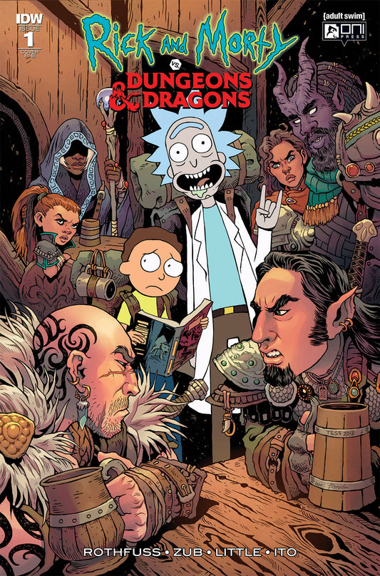 RICK & MORTY VS DUNGEONS & DRAGONS #1 (OF 4) IDW 1:25 Tess Fowler Variant (08/29/2018)