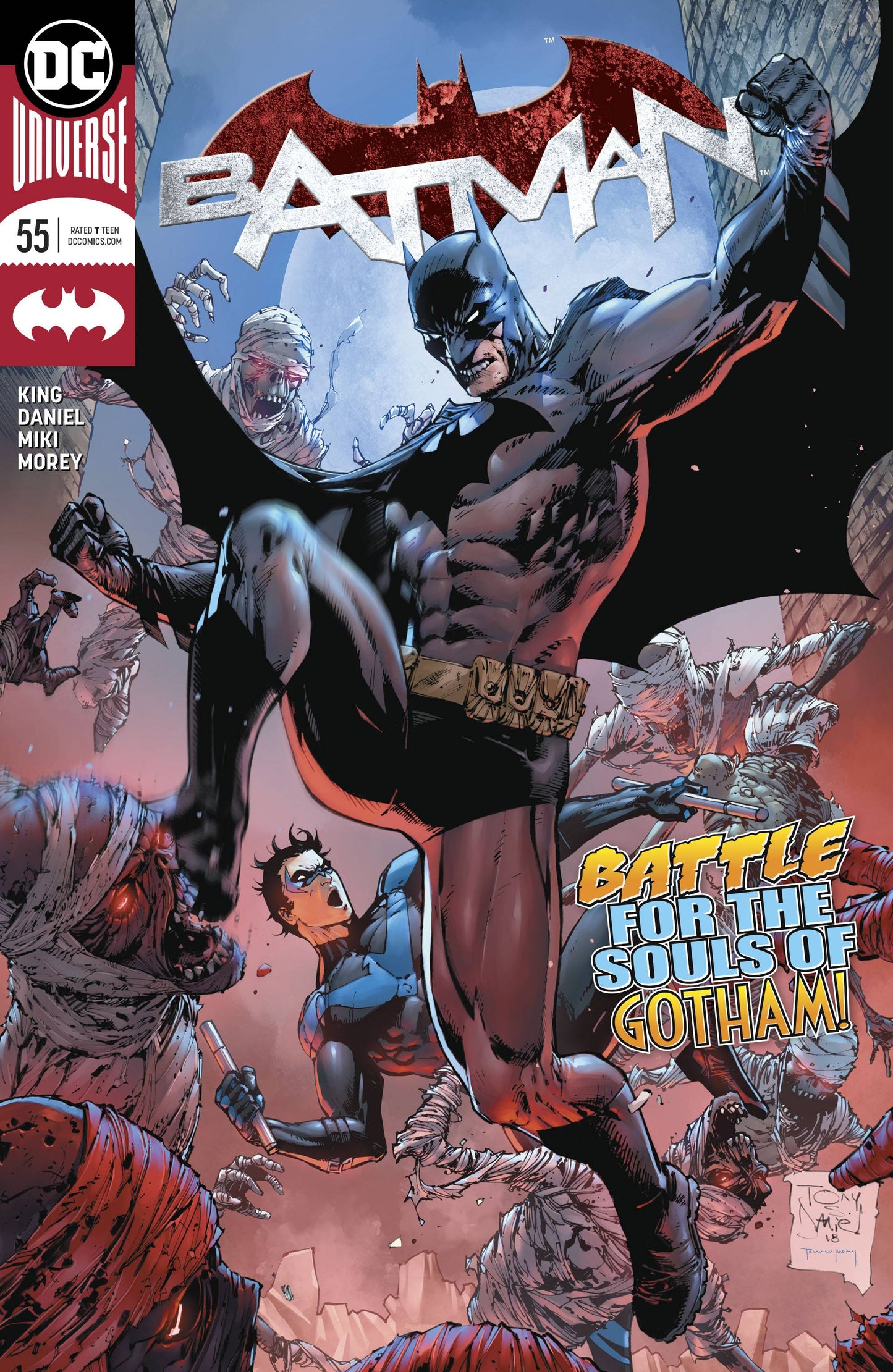 BATMAN #55 A Tony Daniel Tom King Nightwing Mummy (09/19/2018) DC