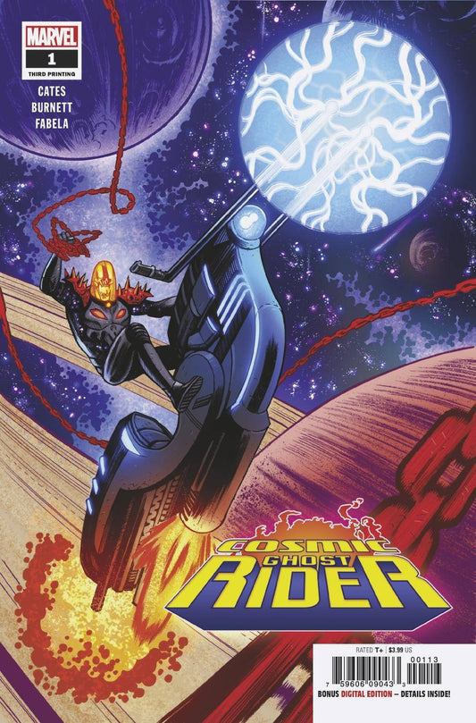 Cosmic Ghost Rider 1 Marvel 3rd Print Dylan Burnett Variant Thanos (08/08/2018)