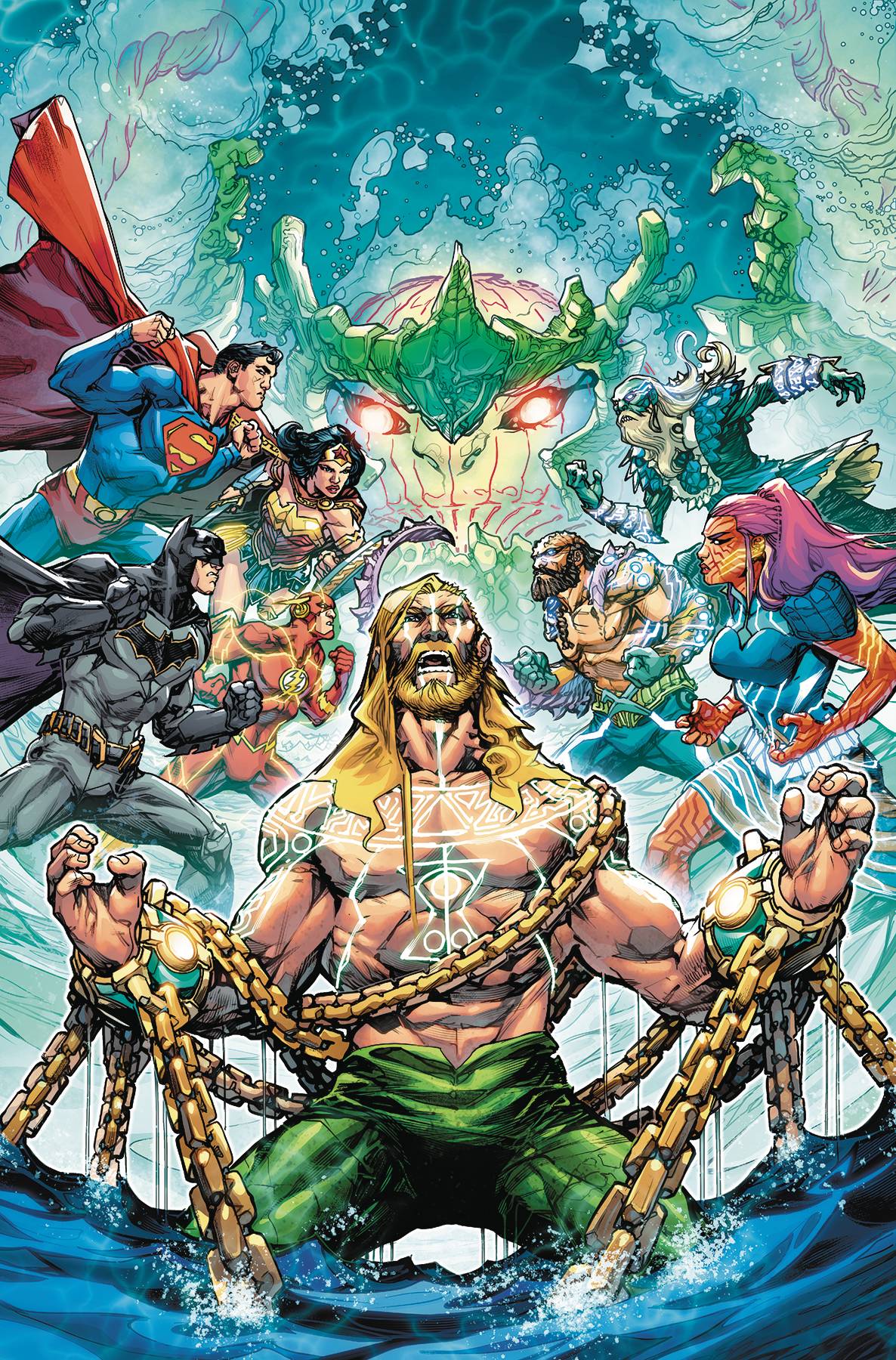 Justice League Aquaman Drowned Earth 1 A DC Howard Porter (10/31/2018)