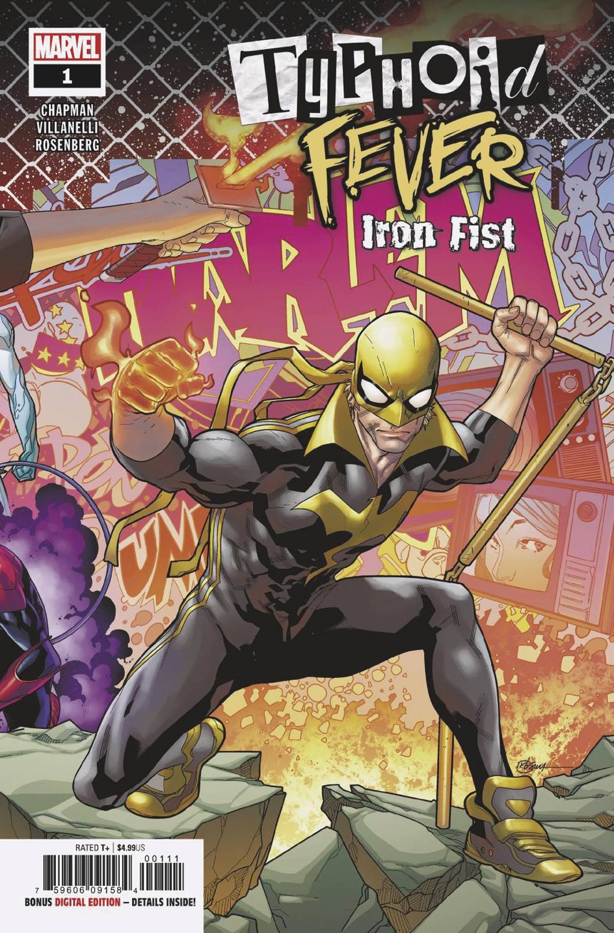 TYPHOID FEVER IRON FIST #1 A Marvel RB Silva (12/12/2018)