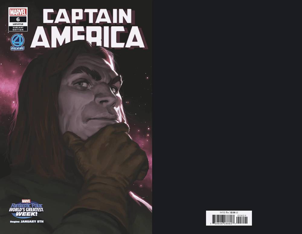 CAPTAIN AMERICA #6 B Marvel Marko Djurdjevic Fantastic Four Villains Variant (12/19/2018)