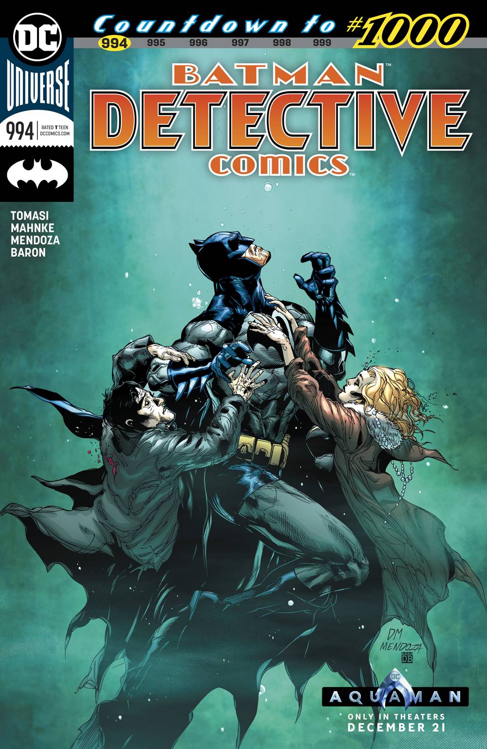 DETECTIVE COMICS #994 DC 2nd Print Doug Mahnke Variant (02/13/2019)