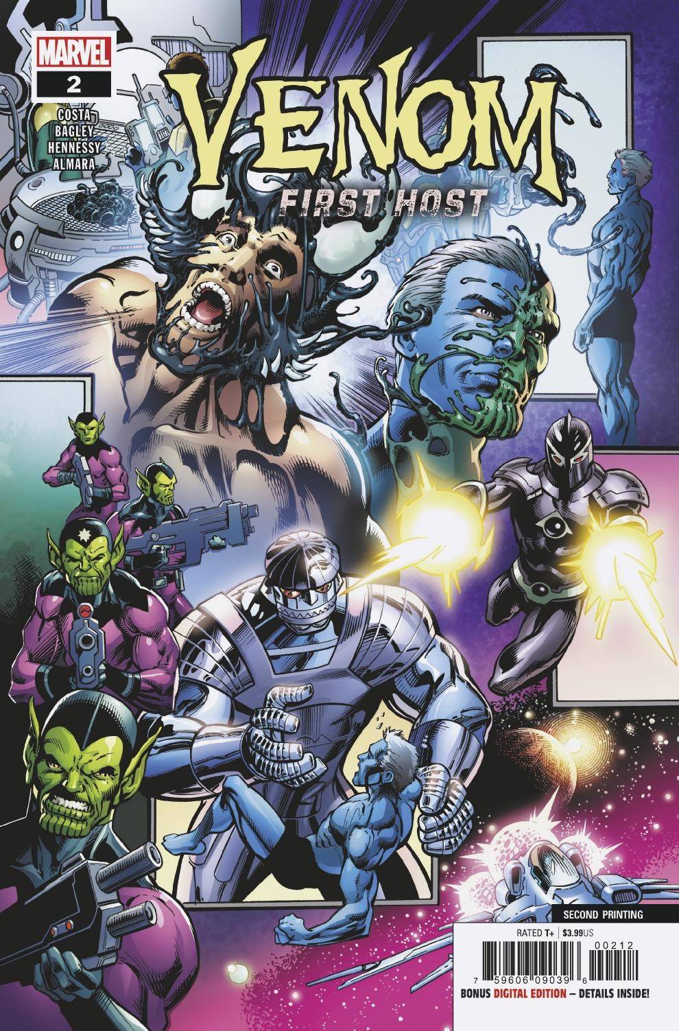VENOM FIRST HOST #2 (OF 5) Marvel 2nd Print Mark Bagley Variant (10/10/2018)