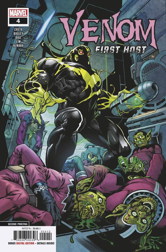 Venom First Host 4 Marvel 2nd Print Mark Bagley Variant (10/31/2018)