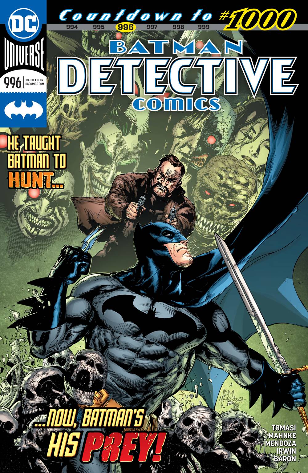 DETECTIVE COMICS #996 DC 2nd Print Doug Mahnke Variant (02/13/2019)