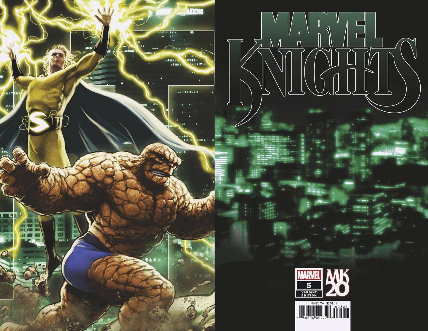 MARVEL KNIGHTS 20TH #5 (OF 6) B Marvel Kaare Andrews Connecting Variant Donny Cates (01/02/2019)
