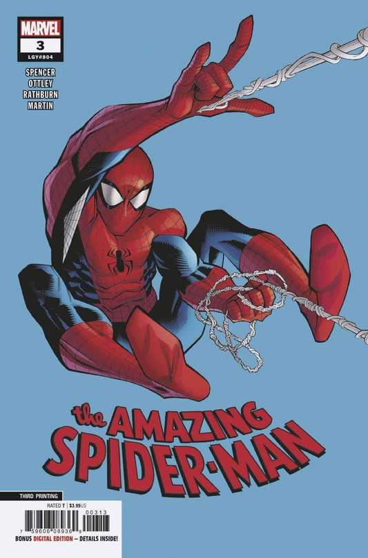 Amazing Spider-Man 3 Marvel 3rd Print Ryan Ottley Variant (11/07/2018)