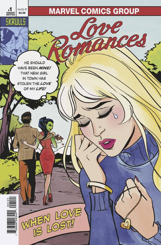 LOVE ROMANCES #1 C Marvel Annie Wu SKRULLS Variant Roy Lichtenstein (02/20/2019)