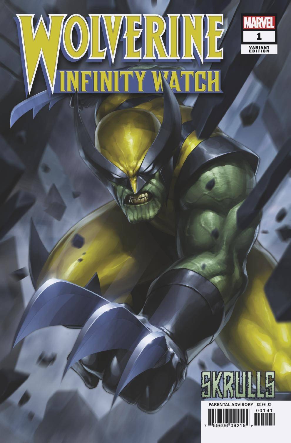WOLVERINE INFINITY WATCH #1 B (OF 5) Marvel Jeehyung Lee SKRULLS Variant Gerry Duggan (02/20/2019)