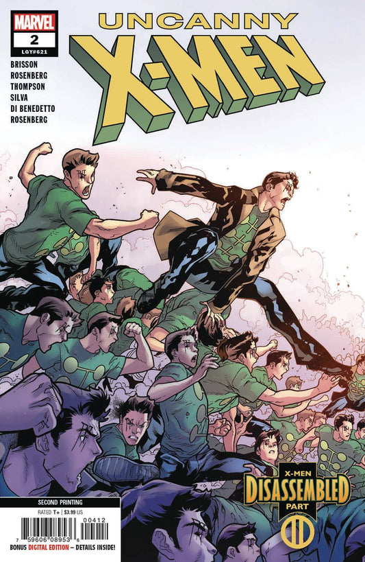 UNCANNY X-MEN #2 Marvel 2nd Print RB Silva Variant (01/16/2019)