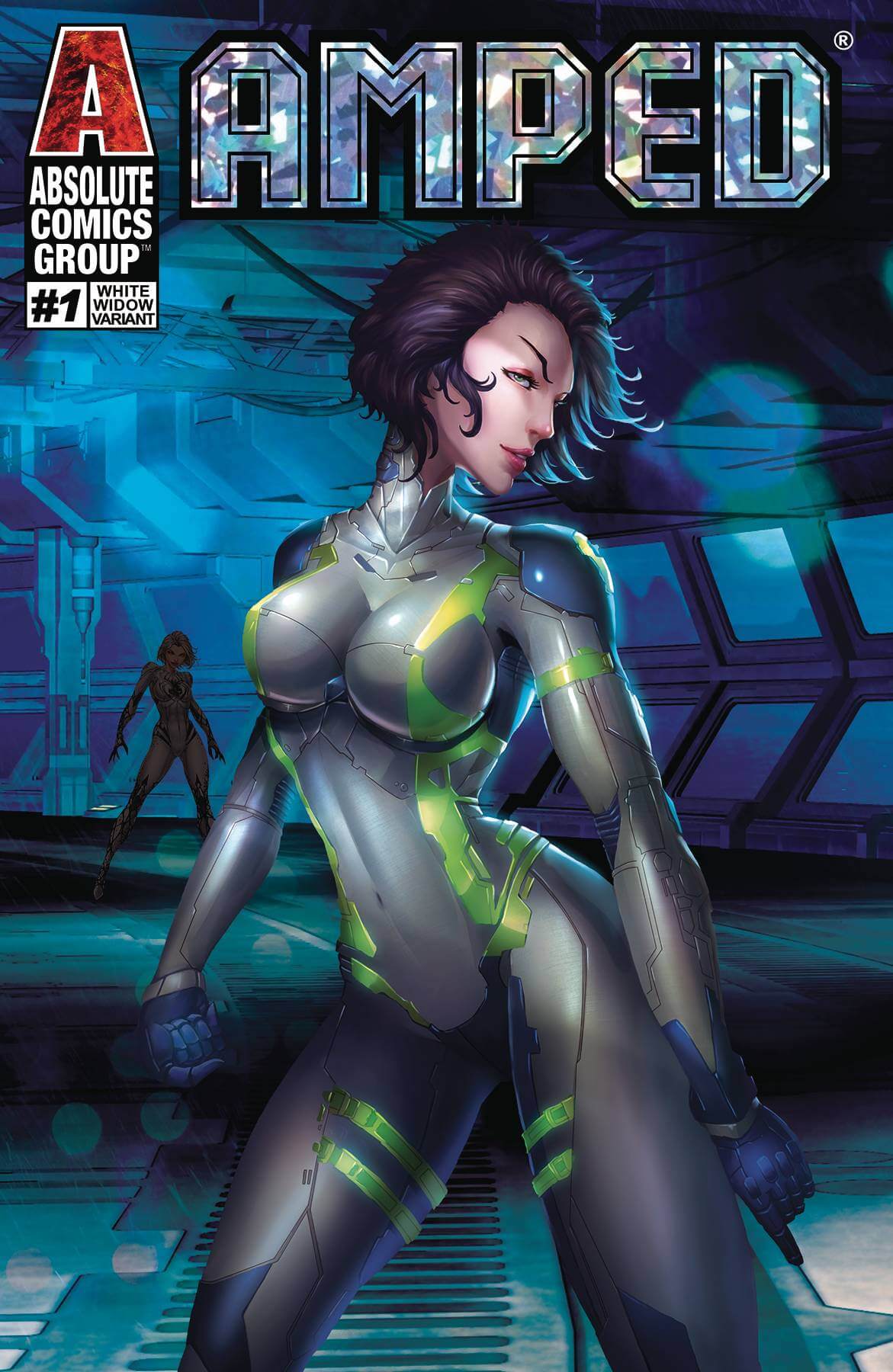 Amped #1 Red Giant White Widow Variant (05/29/2019) - Golden Apple Comics