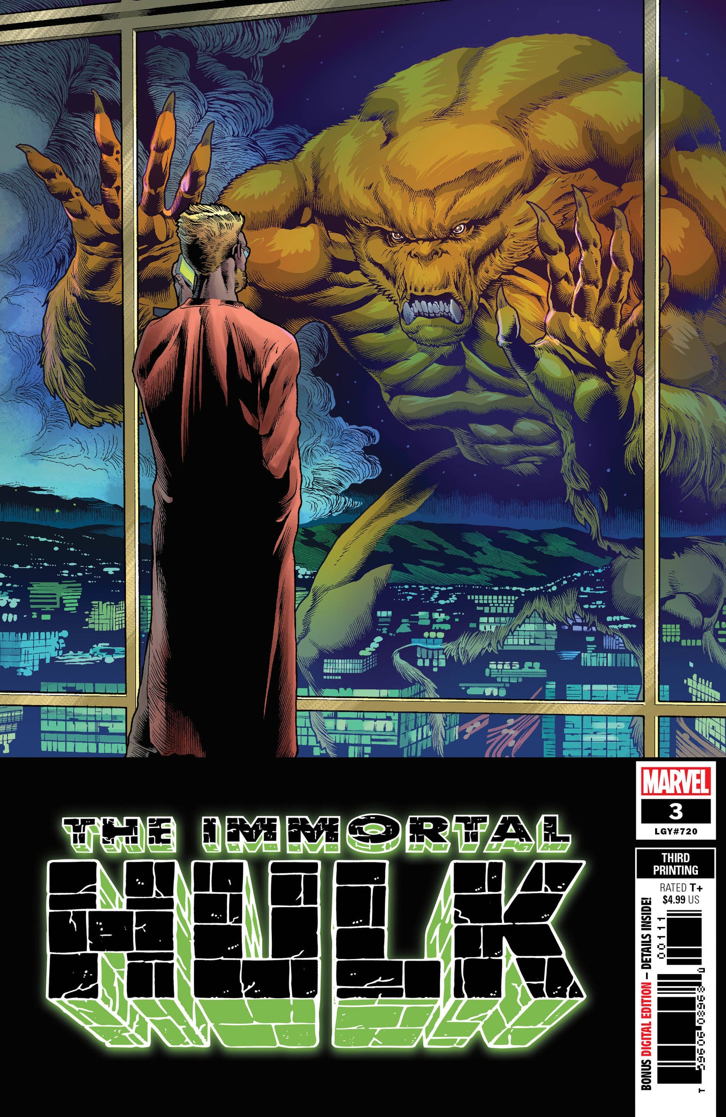 IMMORTAL HULK #3 Marvel 3rd Print Brown Variant (02/13/2019)
