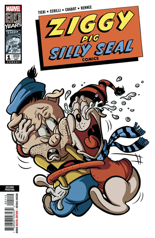 ZIGGY PIG SILLY SEAL COMICS #1 Marvel 2nd Print Jacob Chabot Variant (04/10/2019)
