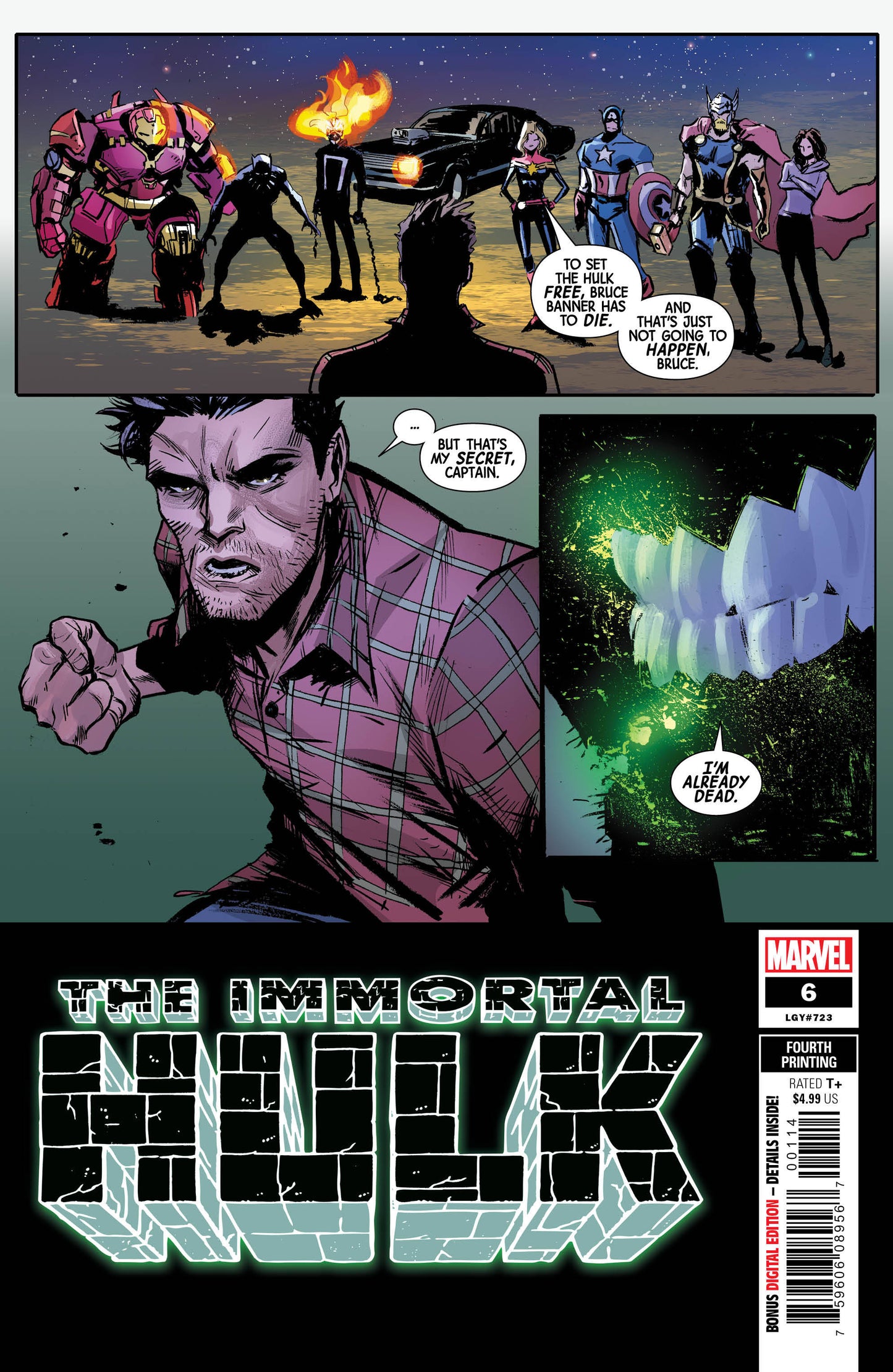 IMMORTAL HULK #6 Marvel 4th Print Lee Garbett Variant (05/29/2019)