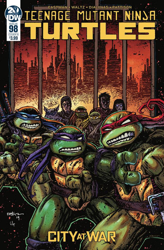 TMNT ONGOING #98 B Kevin EASTMAN Variant Teenage Mutant Ninja Turtles (09/25/2019) IDW