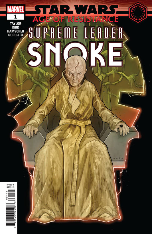 STAR WARS AOR SUPREME LEADER SNOKE #1 A Phil Noto Tom Taylor (09/11/2019) MARVEL