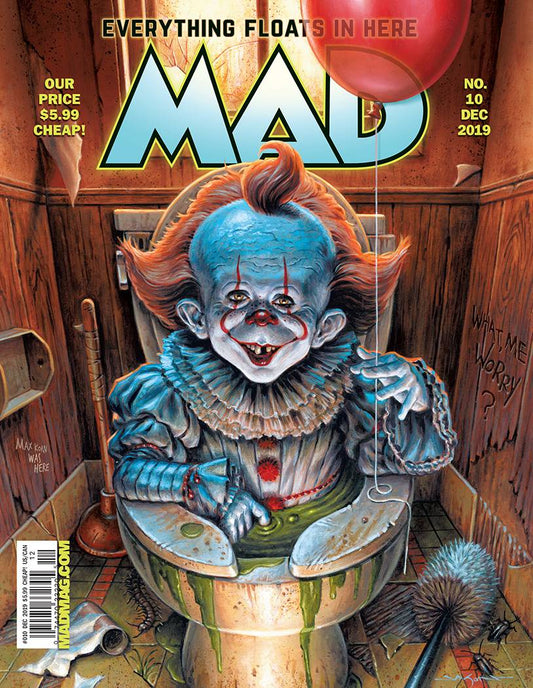 MAD MAGAZINE #10 Final Issue Stephen King It Clown Pennywise (10/16/2019) DC