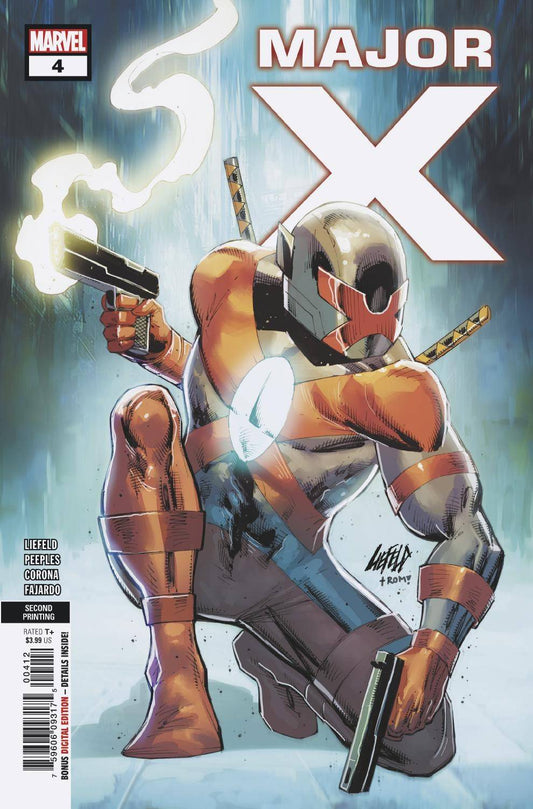 MAJOR X #4 (OF 6) 2nd Print Brent Peebles Variant Rob Liefeld (07/24/2019) MARVEL