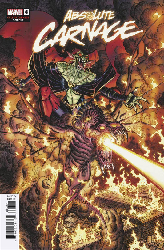 ABSOLUTE CARNAGE #4 (OF 5) 1:25 Nick Bradshaw CULT OF CARNAGE Variant AC (10/16/2019) Marvel