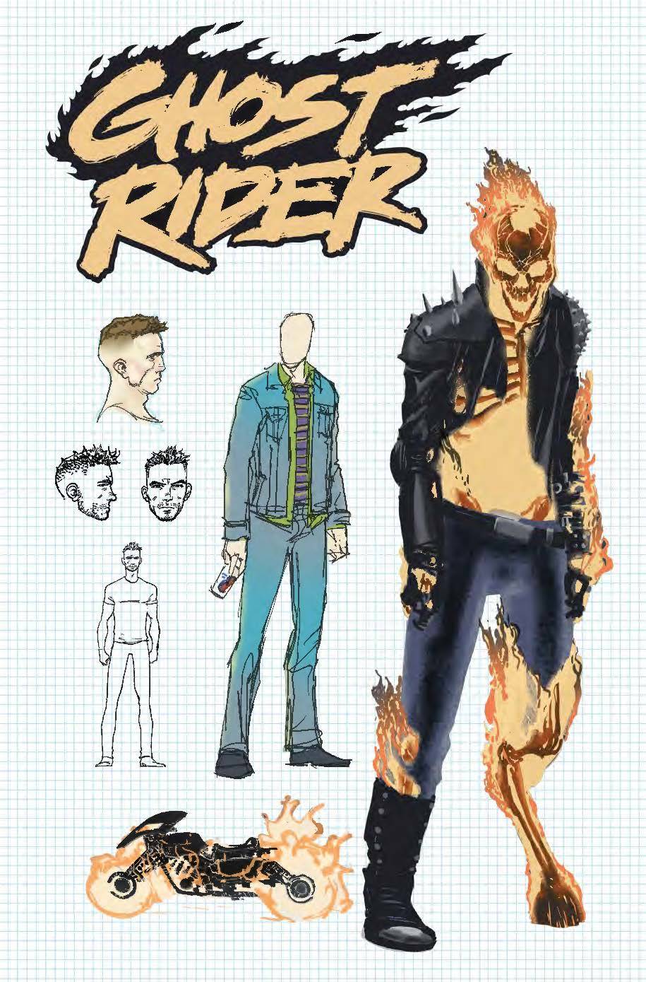 GHOST RIDER #1 1:10 Aaron KUDER DESIGN Variant (10/02/2019) Marvel