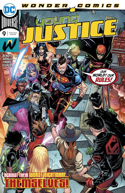 YOUNG JUSTICE #9 A John Timms Brian Michael Bendis (10/02/2019) DC