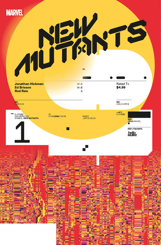 NEW MUTANTS #1 1:10 Tom Muller DESIGN Variant DX (11/06/2019) MARVEL