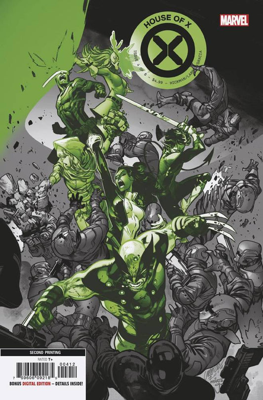 HOUSE OF X #4 (OF 6) 2nd Print Pepe Larraz Variant (10/09/2019) MARVEL