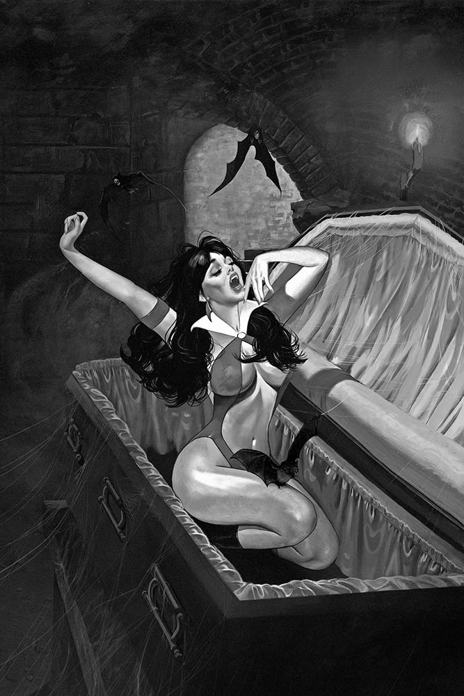 VAMPIRELLA #4 1:15 Fay Dalton BW VIRGIN Variant (10/16/2019) DYNAMITE