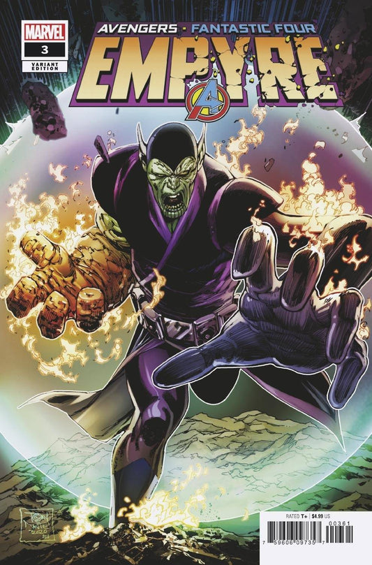 Empyre #3 D (Of 6) Tony Daniel Skrull Kree Variant (07/29/2020) Marvel