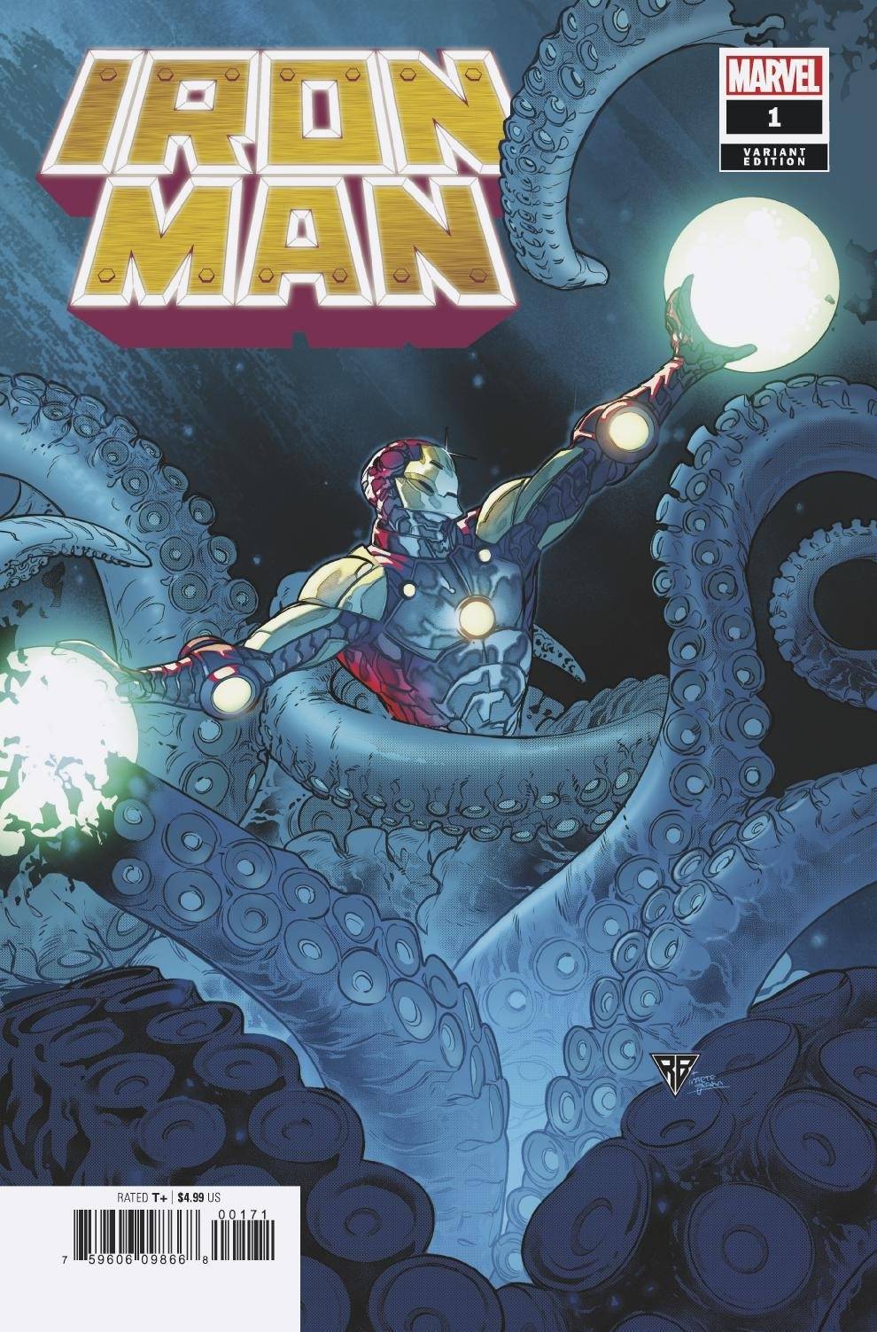 Iron Man #1 B RB Silva Launch Variant (09/16/2020) Marvel