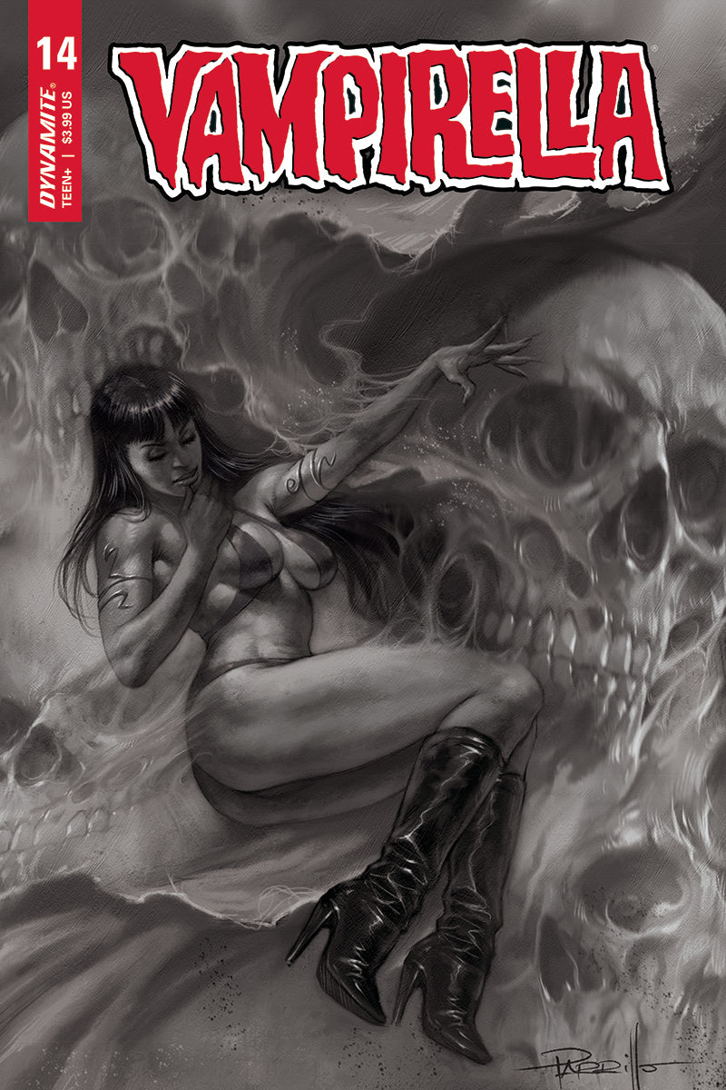 Vampirella #14 1:10 Lucio Parrillo B&W Variant (10/14/2020) Dynamite