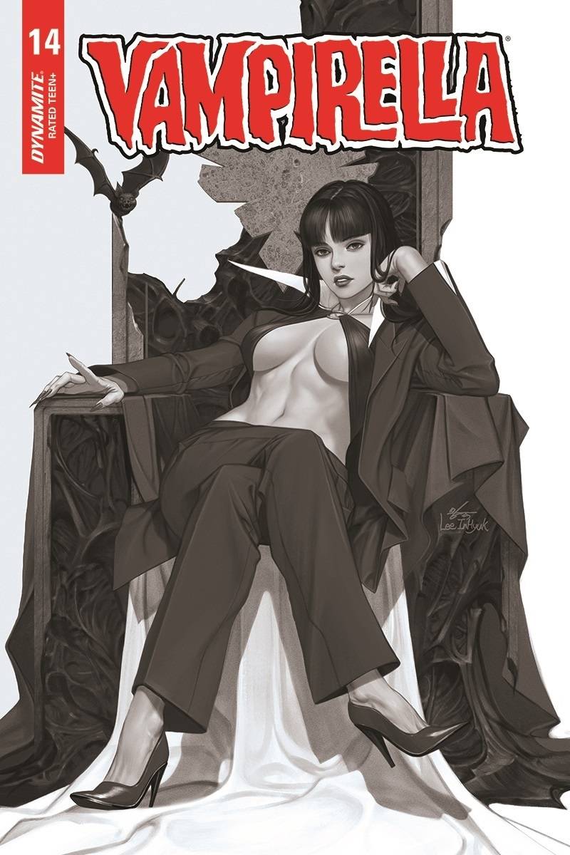 Vampirella #14 1:40 In-Hyuk Lee B&W Variant (10/14/2020) Dynamite