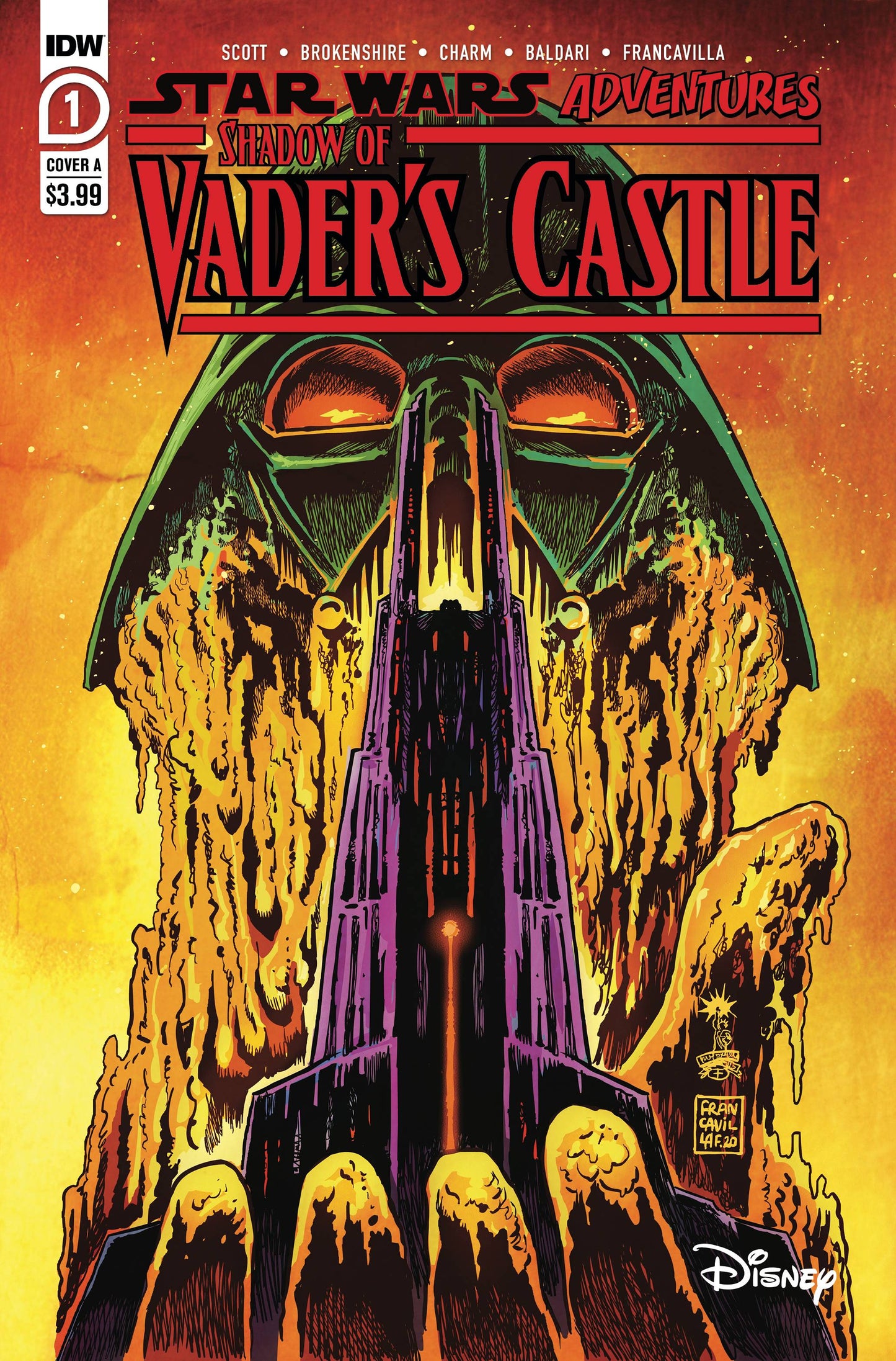 Star Wars Adv Shadow Of Vaders Castle #1 A Francesco Francavilla (C: (11/04/2020) Idw