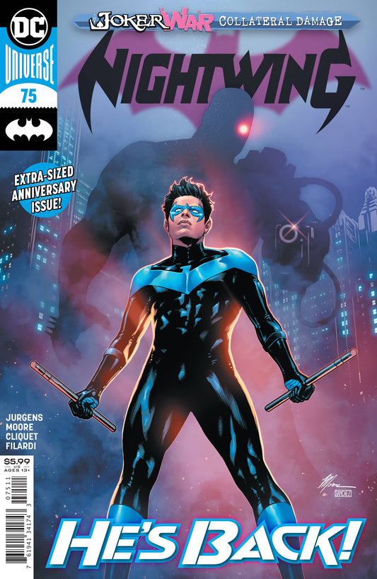 Nightwing #75 A Travis Moore Dan Jurgens (Joker War) (10/21/2020) DC