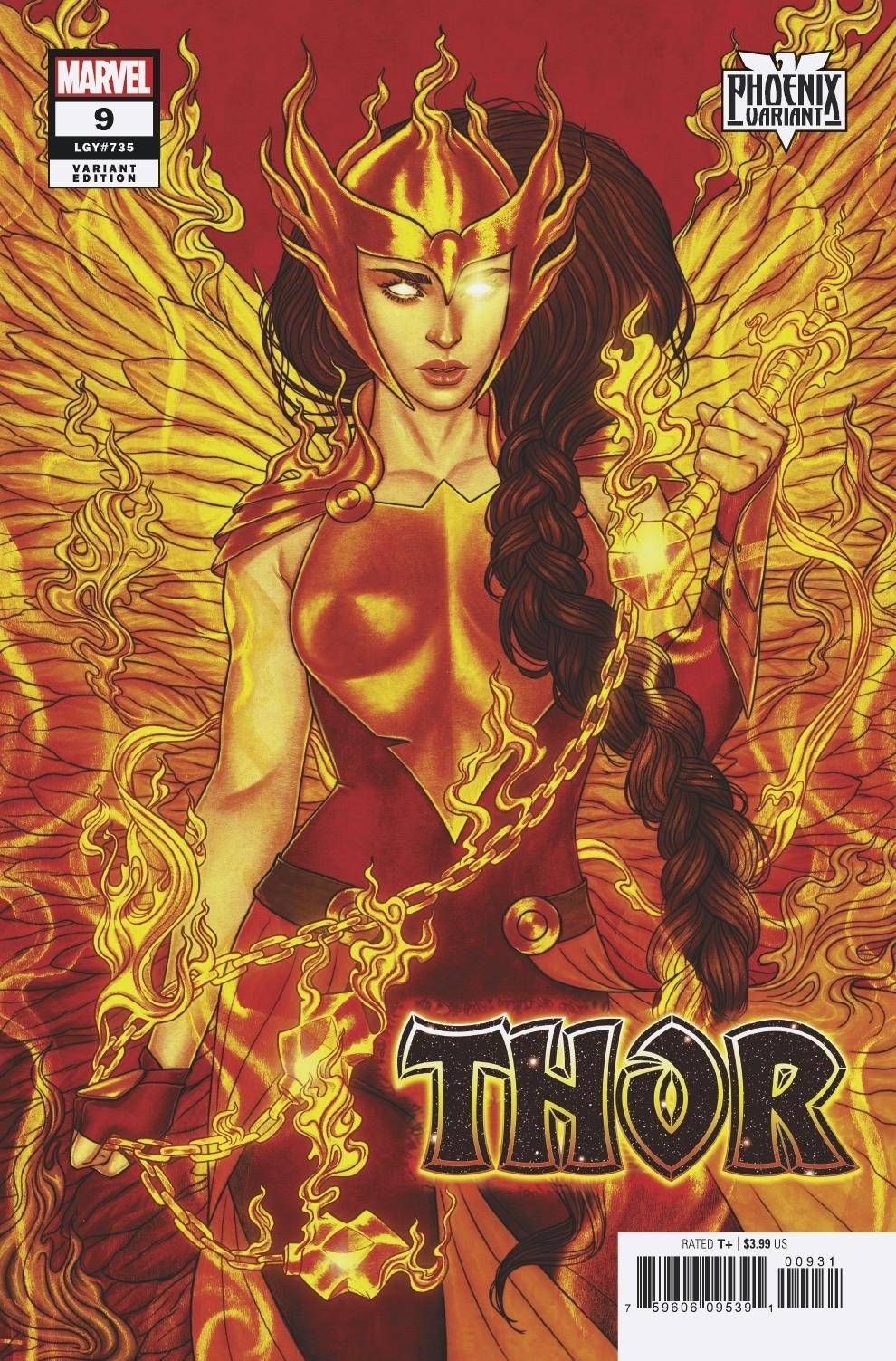 Thor #9 C Jenny Frison Valkyrie Phoenix Variant (11/04/2020) Marvel