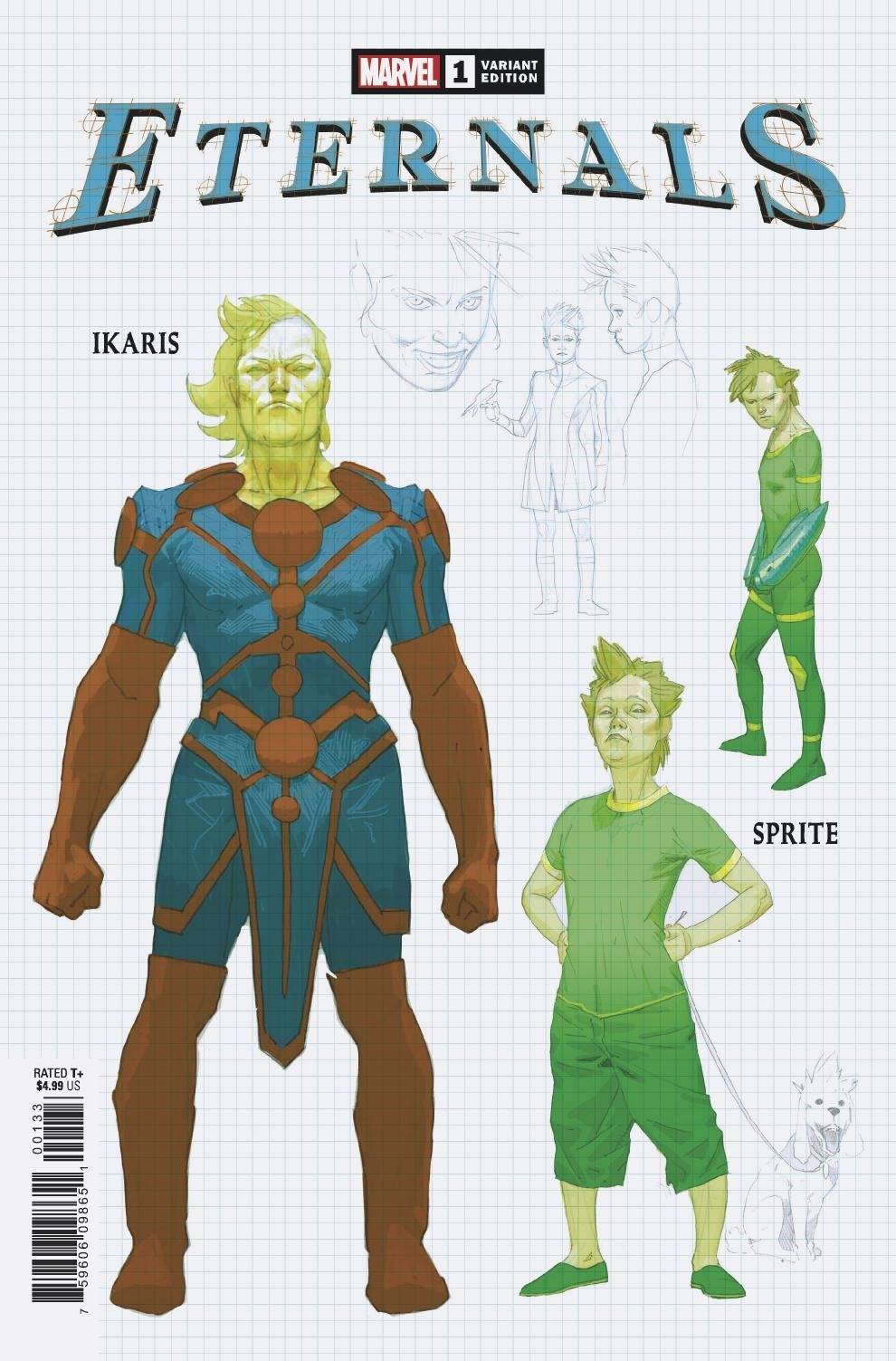 Eternals #1 1:10 Esad Ribic Design Variant (01/06/2021) Marvel