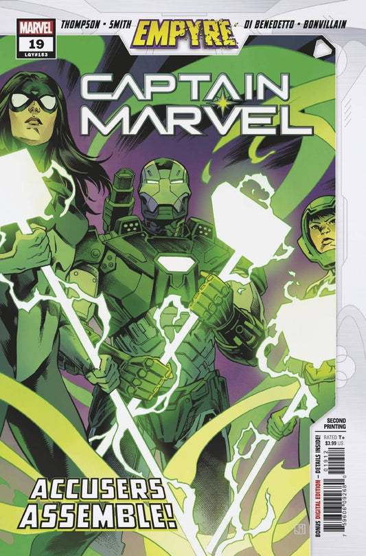 Captain Marvel #19 2nd Print Cory Smith Variant Emp (09/16/2020) Marvel