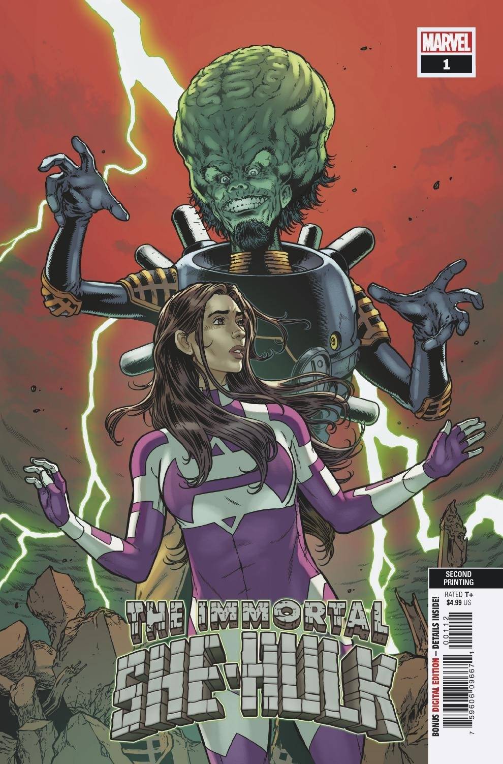 Immortal She-Hulk #1 2nd Print Variant (11/04/2020) Marvel
