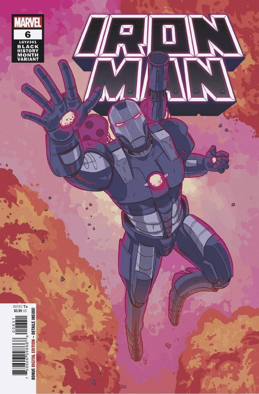 Iron Man #6 C Ernanda Souza War Machine Black History Month Variant (02/17/2021) Marvel