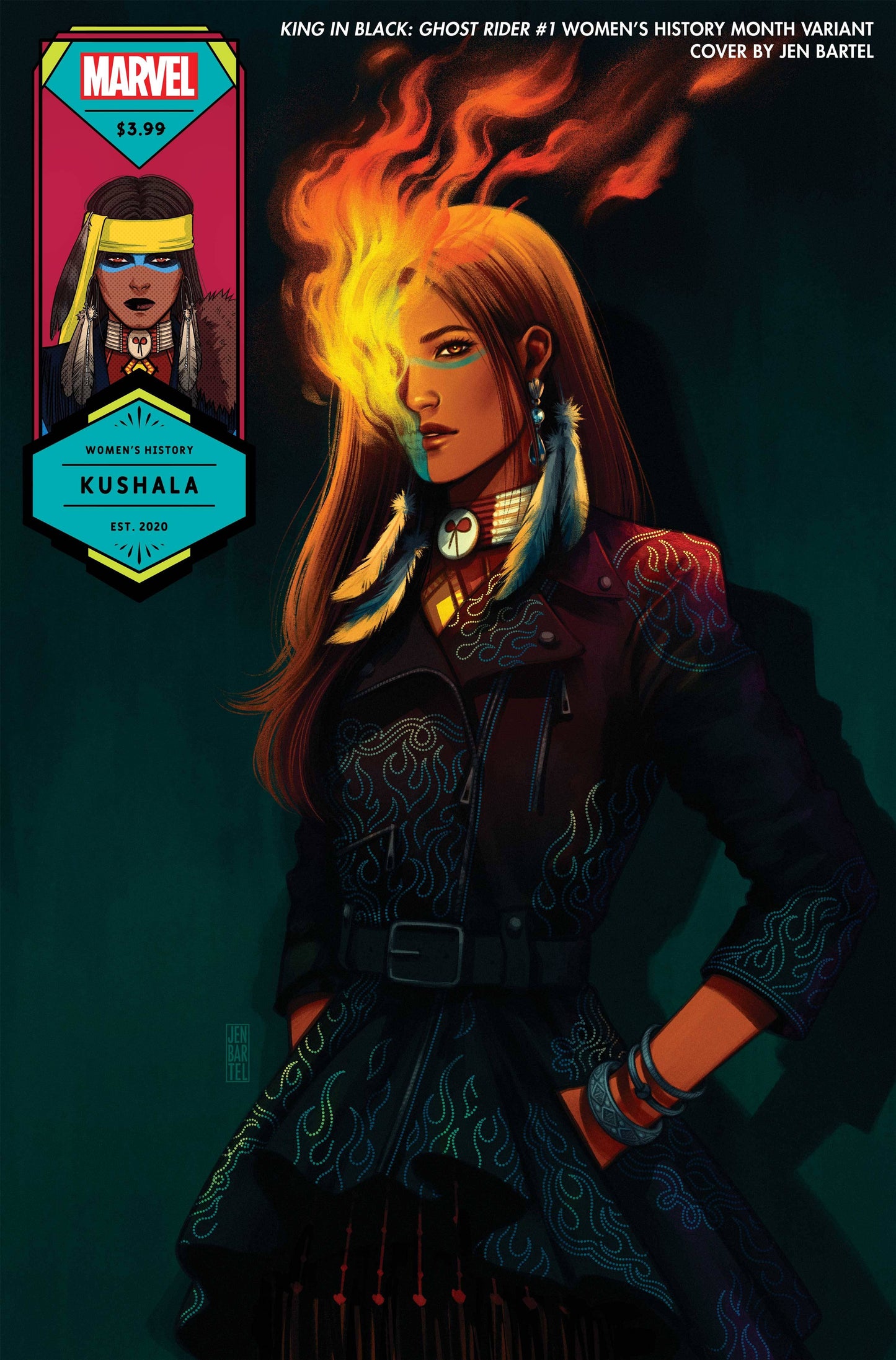 King In Black Ghost Rider #1 C Jen Bartel Womens History Variant (03/31/2021) Marvel