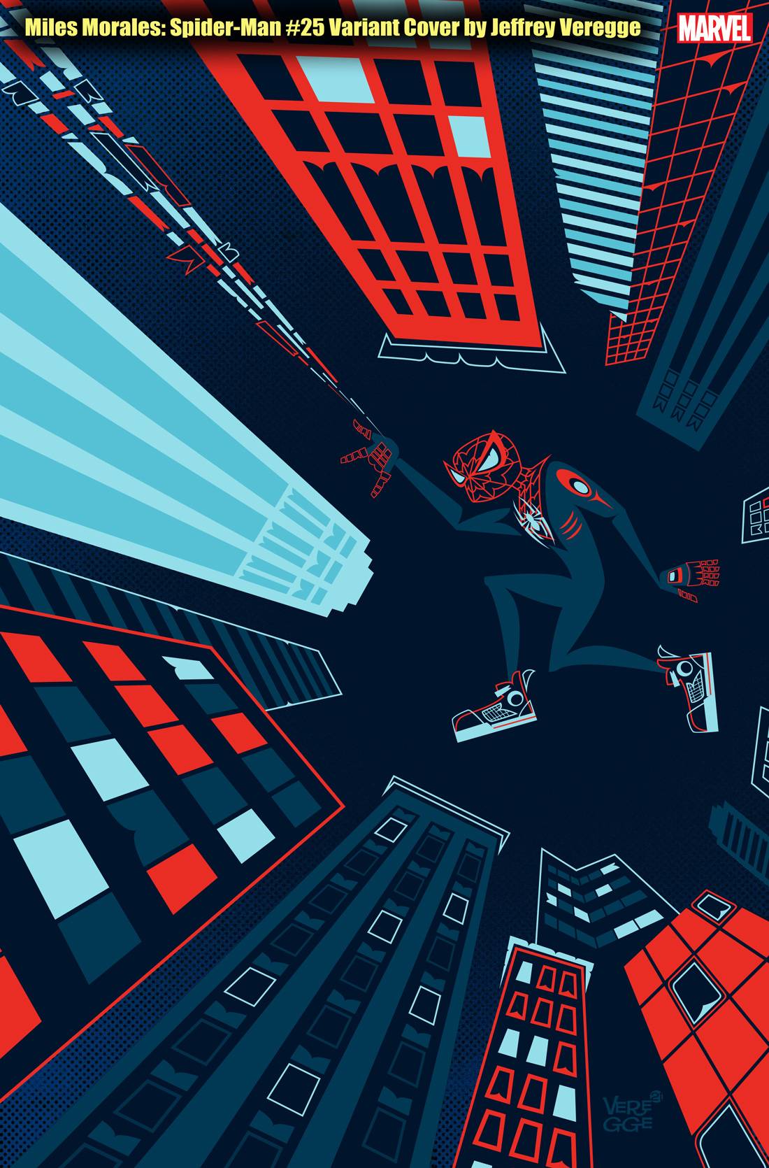 Miles Morales Spider-Man #25 E Jeffrey Veregge Variant (04/28/2021) Marvel
